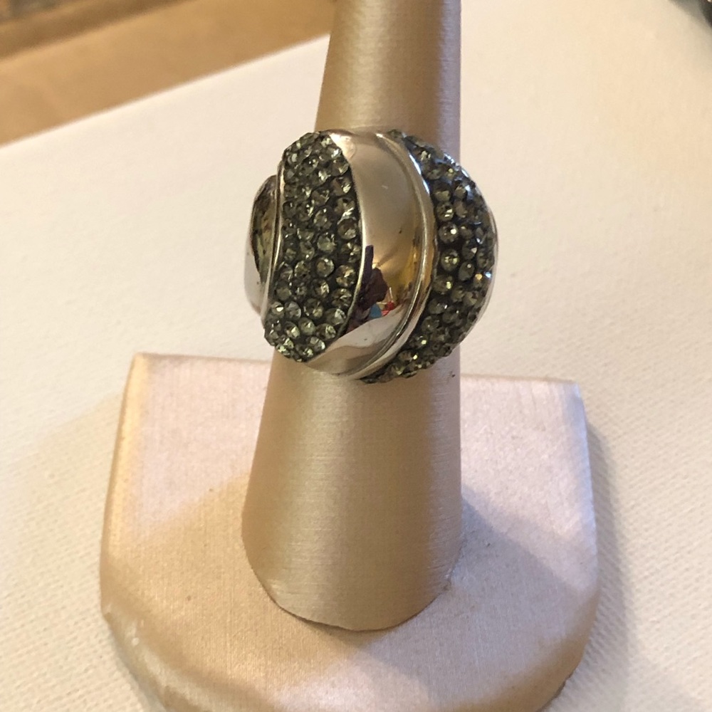 DOME RHINESTONE RING - Picture 3 of 4